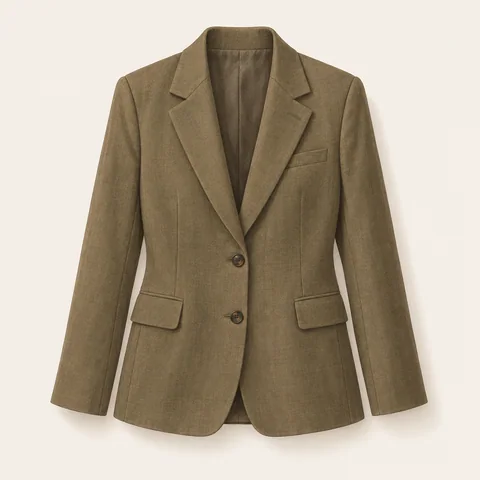 Eigene Stilvorschau: Camelfarbener Blazer