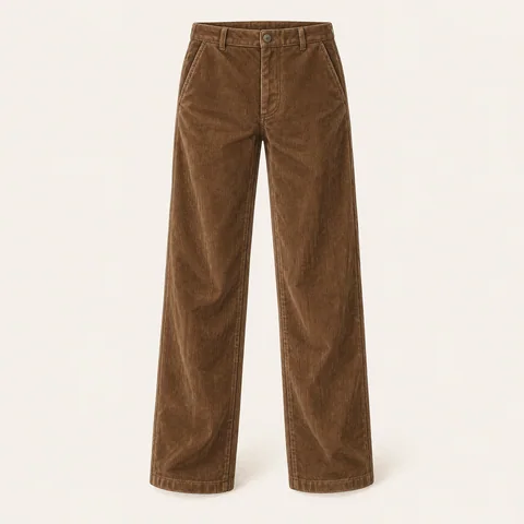 Eigene Stilvorschau: Braune Cordhose