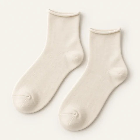Eigene Stilvorschau: Feine Socken in Cream