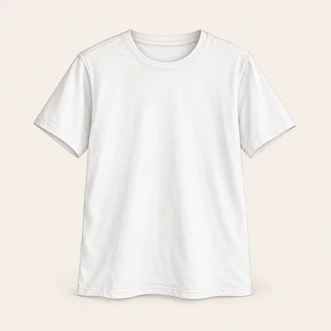 Eigene Stilvorschau: T-Shirts mit Rundhals