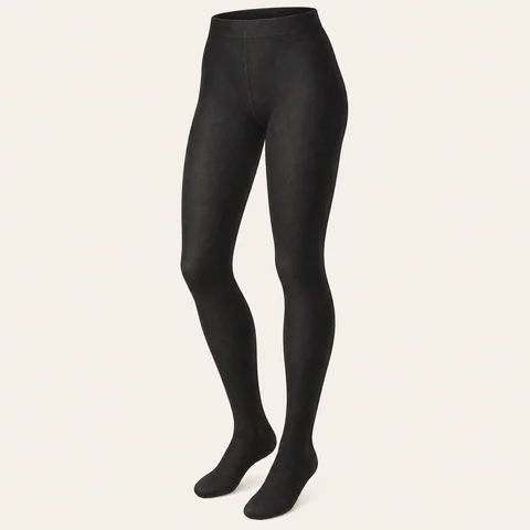 Eigene Stilvorschau: Schwarze wärmende blickdichte Strumpfhose